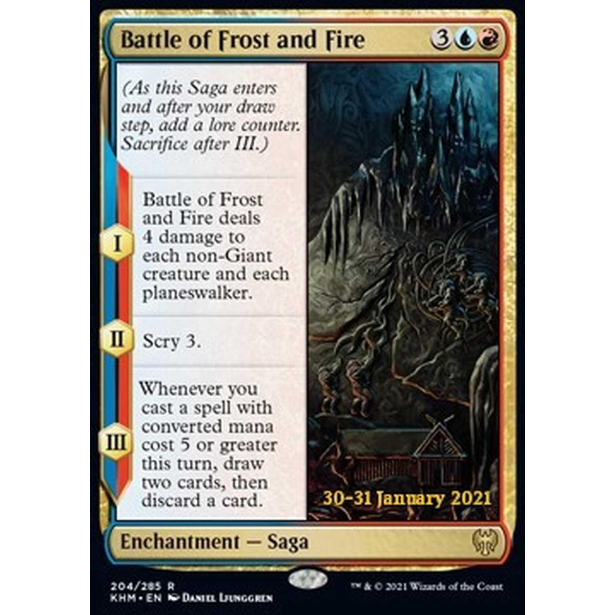 Battle of Frost and Fire (V.1) - Battaglia di Gelo e Fiamme (V.1) - [PKHM] [NM] [Foil]