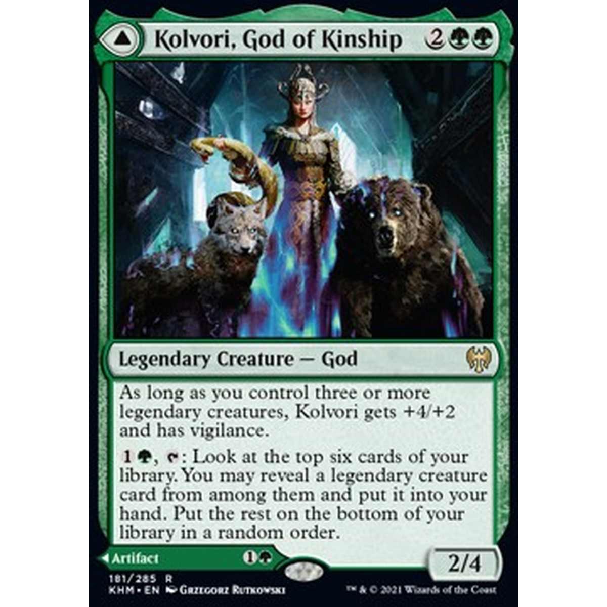 Kolvori, God of Kinship // The Ringhart Crest - Kolvori, Dea dell'Affinit  // Lo Stemma di Ringhart - [KHM] [NM] [Foil]