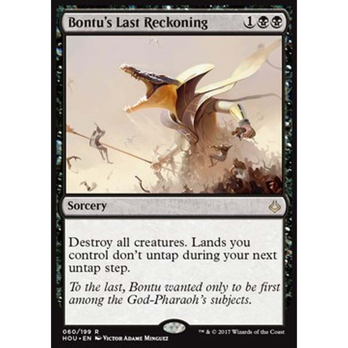 Bontu's Last Reckoning - Bontu's Last Reckoning - [HOU] [NM]