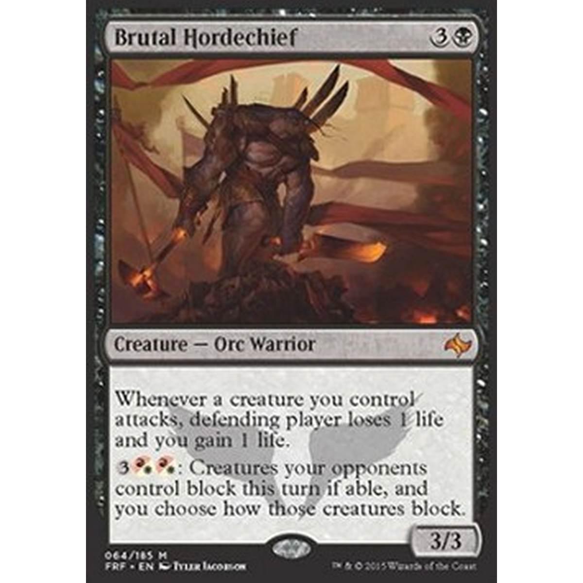 Brutal Hordechief - Condottiero dell'Orda Brutale - [FRF] [NM]