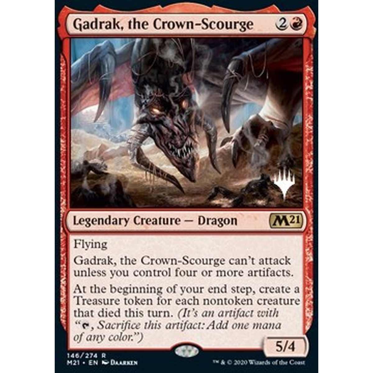 Gadrak, the Crown-Scourge (V.1) - Gadrak, il Flagello delle Corone (V.1) - [PM21] [NM] [Foil]