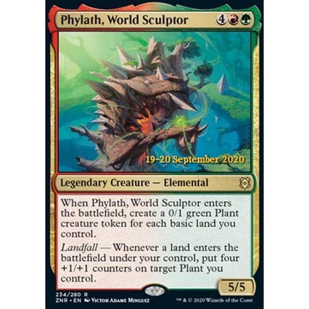 Phylath, World Sculptor (V.2) - Phylath, World Sculptor (V.2) - [PZNR] [NM] [Foil]