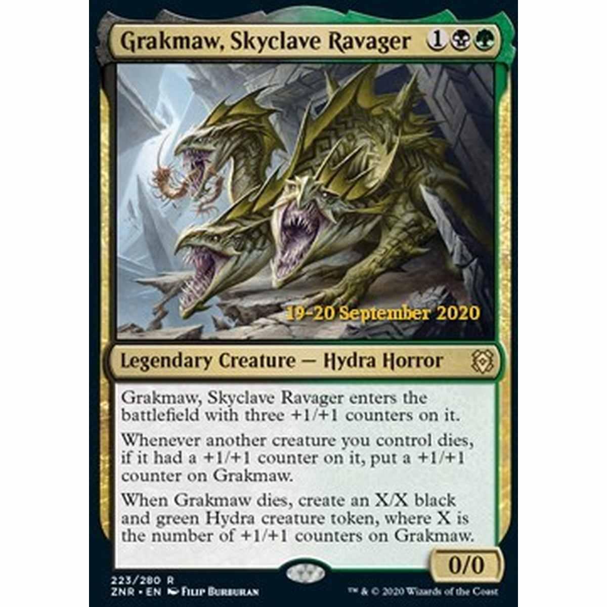 Grakmaw, Skyclave Ravager (V.2) - Grakodon, Rovina di Enclave Celesti (V.2) - [PZNR] [NM] [Foil]