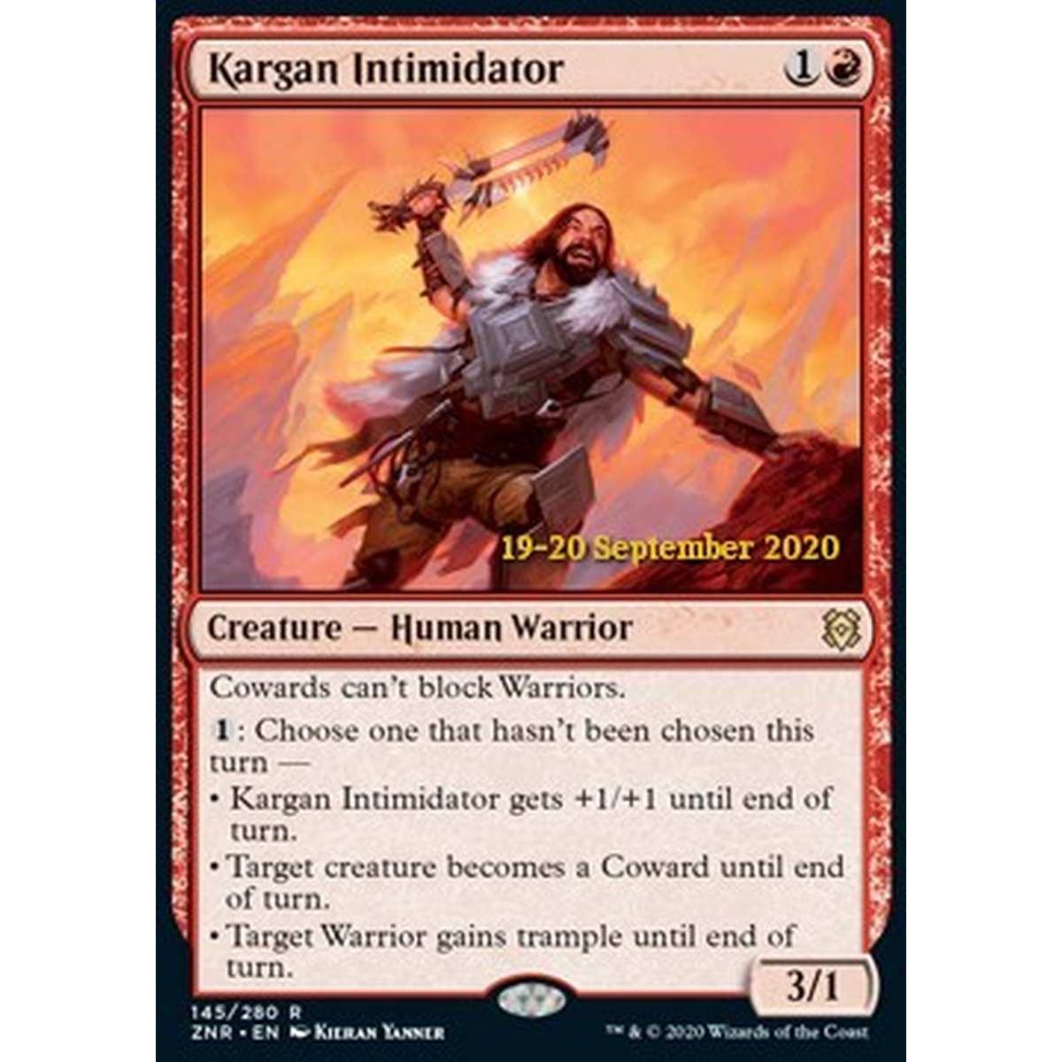 Kargan Intimidator (V.2) - Intimidatore di Karga (V.2) - [PZNR] [NM] [Foil]