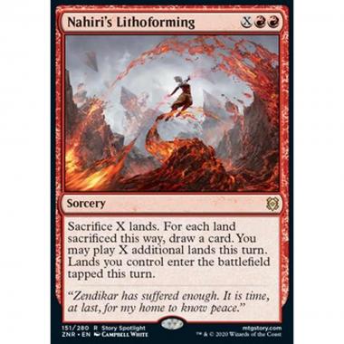 Nahiri's Lithoforming - Litomorfosi di Nahiri - [ZNR] [NM] [Foil]