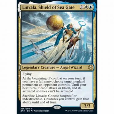 Linvala, Shield of Sea Gate - Linvala, Scudo di Portale Marino - [ZNR] [NM] [Foil]