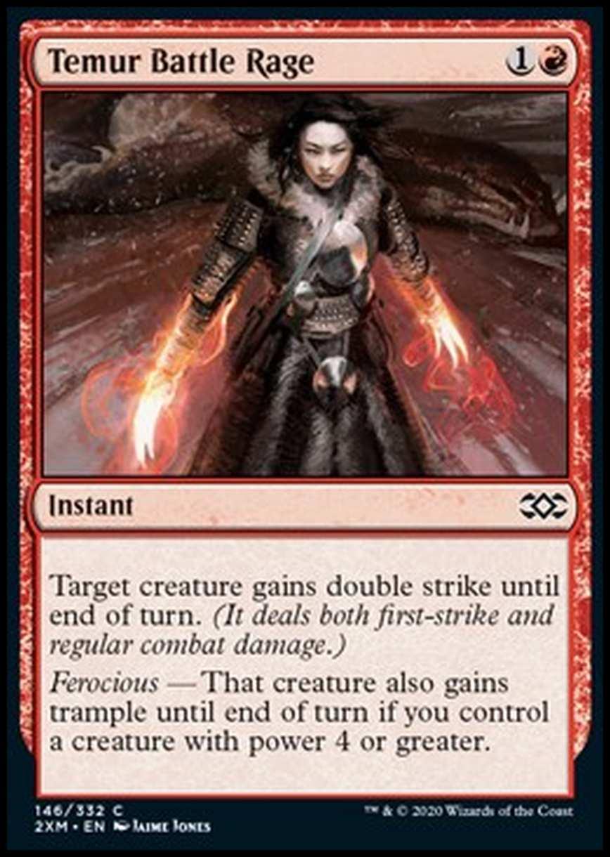 Temur Battle Rage - Temur Battle Rage - [2XM] [NM] [Foil]