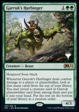 Garruk's Harbinger (V.1) - Messaggero di Garruk (V.1) - [PM21] [NM] [Foil]
