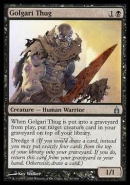 Golgari Thug - Thug Golgari - [RAV] [EX]