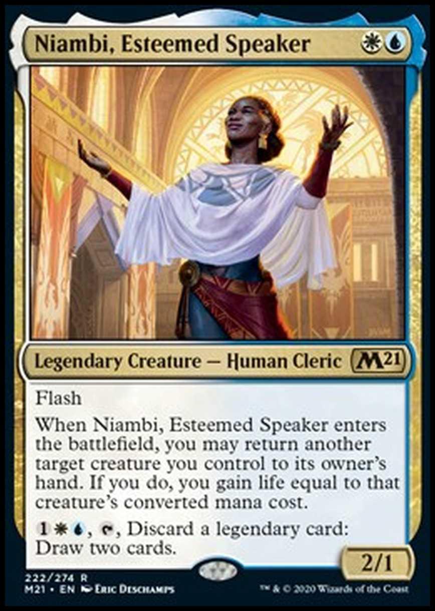 Niambi, Esteemed Speaker - Niambi, Oratrice Rinomata - [M21] [NM] [Foil]