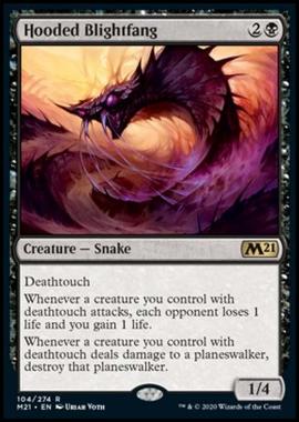 Hooded Blightfang - Zannafunesta dal Cappuccio - [M21] [NM] [Foil]