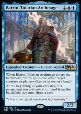 Barrin, Tolarian Archmage - Barrin, Arcimago di Tolaria - [M21] [NM] [Foil]
