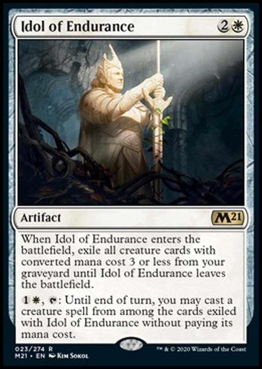 Idol of Endurance - Idolo della Perseveranza - [M21] [NM] [Foil]