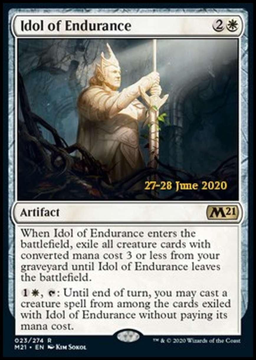 Idol of Endurance (V.2) - Idolo della Perseveranza (V.2) - [PM21] [NM] [Foil]