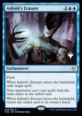 Ashiok's Erasure (V.1) - Cancellazione di Ashiok (V.1) - [PTHB] [NM] [Foil]