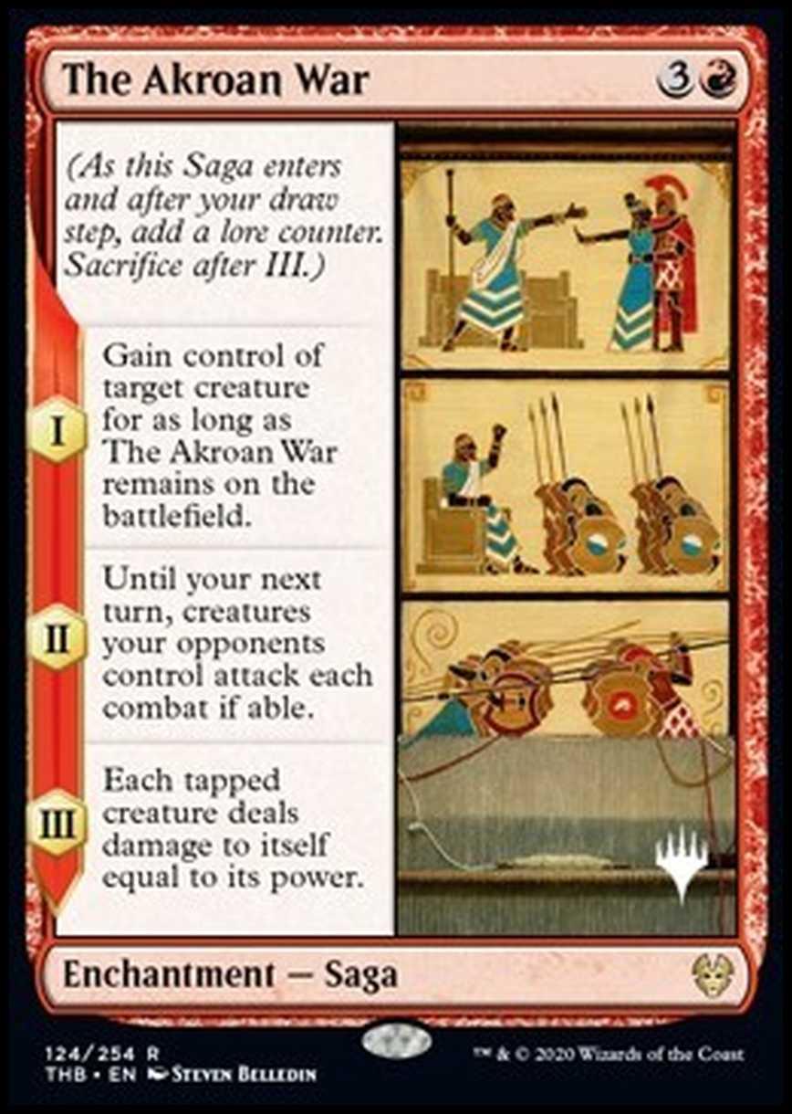 The Akroan War (V.1) - La Guerra di Akros (V.1) - [PTHB] [NM] [Foil]