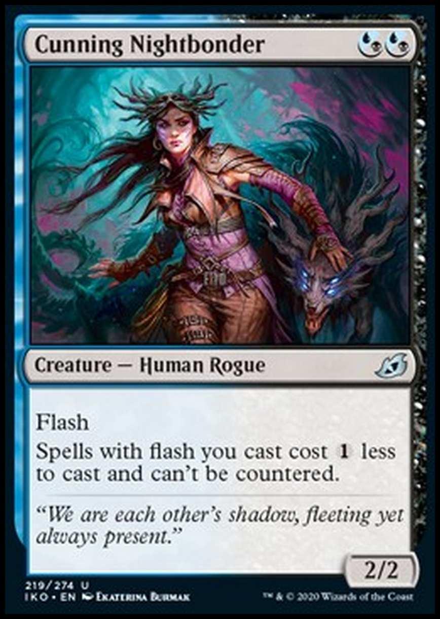 Cunning Nightbonder - Vincolatenebre Astuta - [IKO] [NM] [Foil]