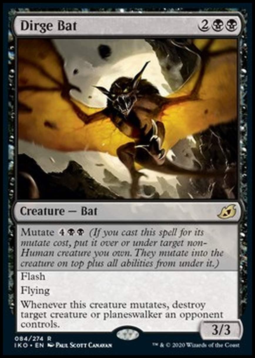 Dirge Bat - Pipistrello del Lamento Funebre - [IKO] [NM] [Foil]