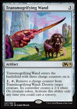 Transmogrifying Wand - Transmogrifying Wand - [M19] [NM] [Foil]