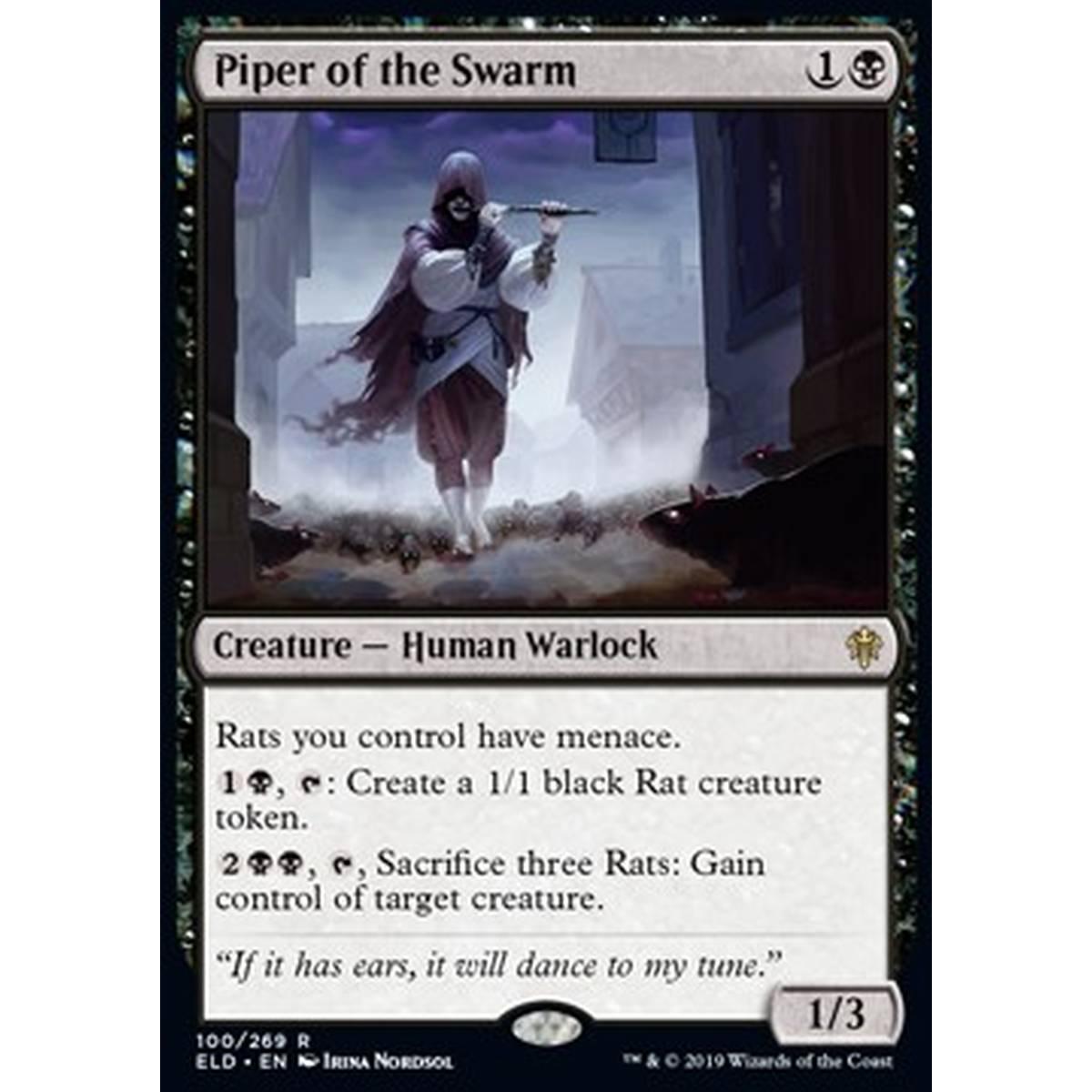 Piper of the Swarm - Piper of the Swarm - [ELD] [NM] [Foil]