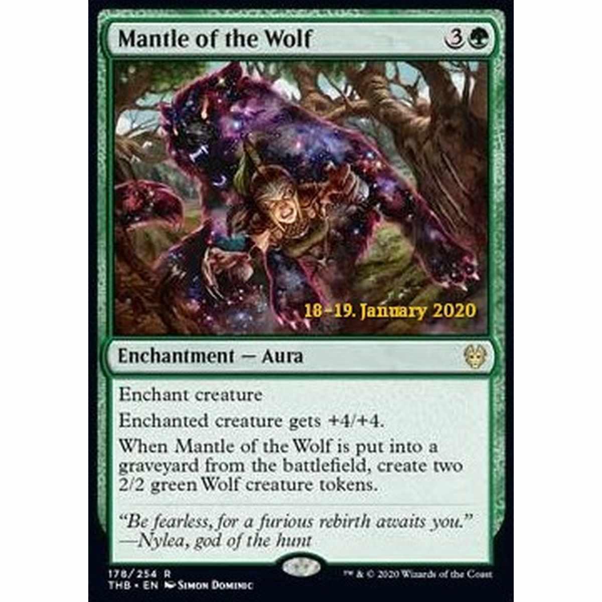 Mantle of the Wolf (V.2) - Mantello del Lupo (V.2) - [PTHB] [NM] [Foil]