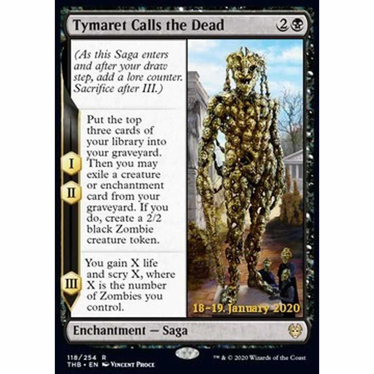 Tymaret Calls the Dead (V.2) - Tymaret Evoca i Morti (V.2) - [PTHB] [NM] [Foil]