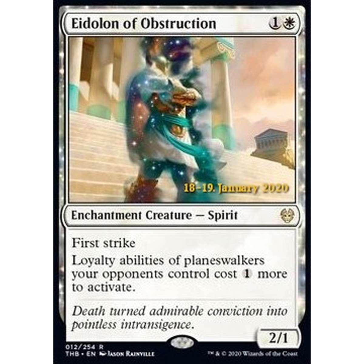 Eidolon of Obstruction (V.2) - Apparizione dell'Ostruzione (V.2) - [PTHB] [NM] [Foil]