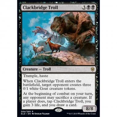 Clackbridge Troll - Clackbridge Troll - [ELD] [NM] [Foil]