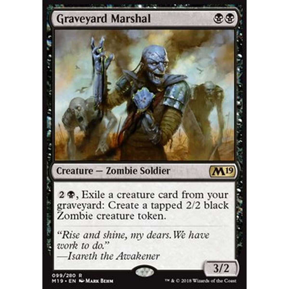 Graveyard Marshal - Graveyard Marshal - [M19] [NM]
