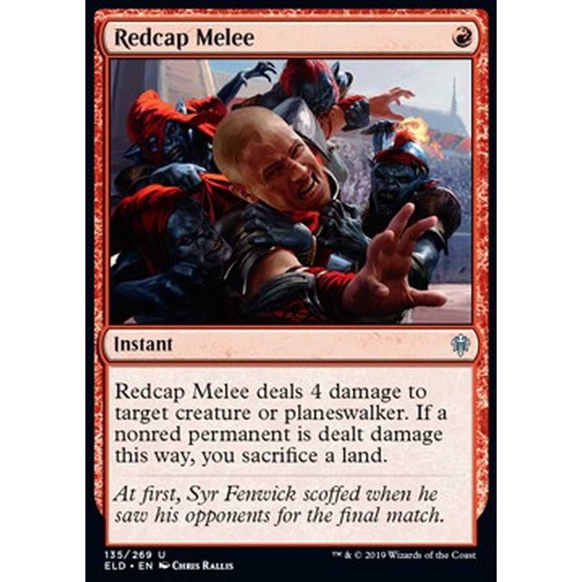 Redcap Melee - Mischia di Berretti Rossi - [ELD] [NM] [Foil]