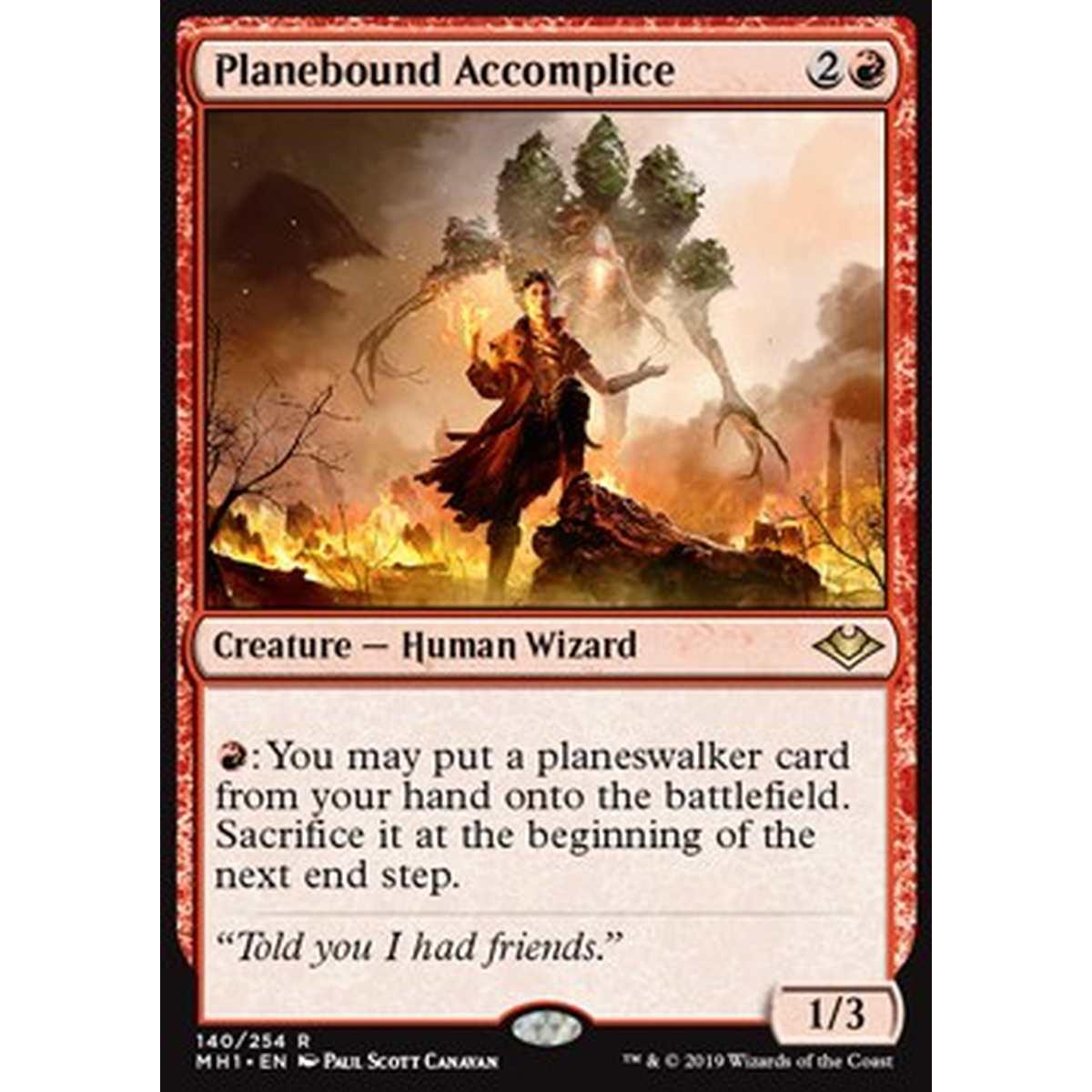 Planebound Accomplice - Planebound Accomplice - [MH1] [NM]