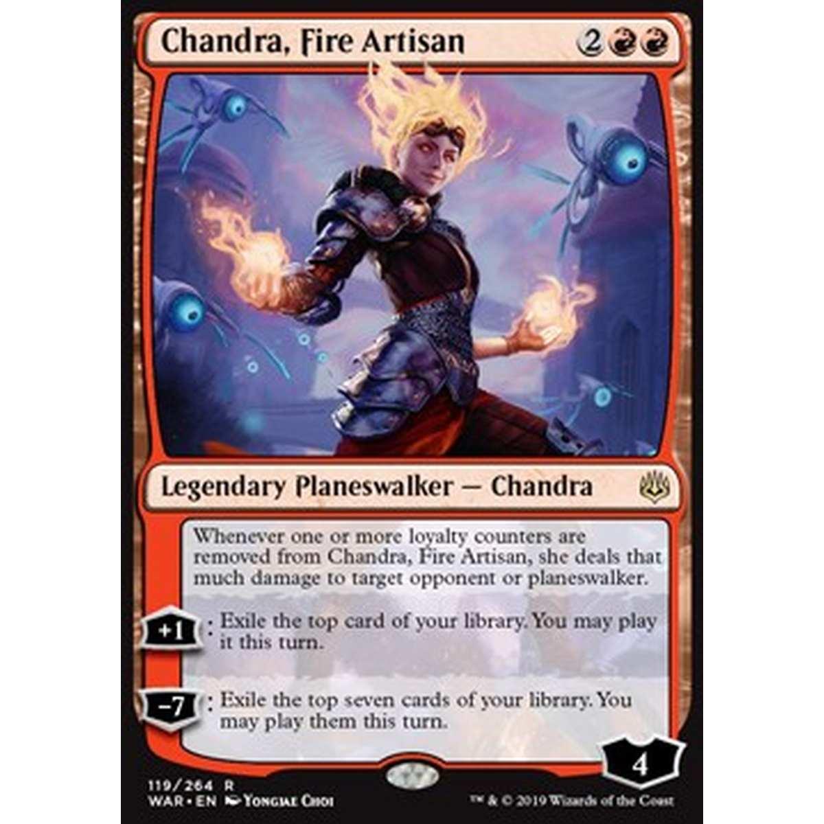 Chandra, Fire Artisan - Chandra, Artigiana del Fuoco - [WAR] [NM]