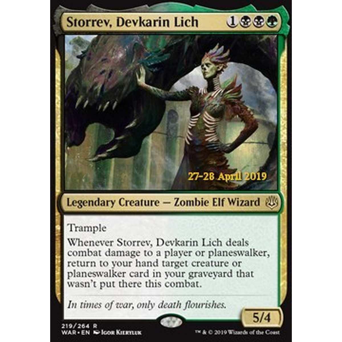 Storrev, Devkarin Lich - Storrev, Lich Devkarin - [XWAR] [NM] [Foil]