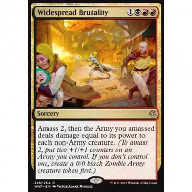 Widespread Brutality - Violenza Diffusa - [WAR] [NM] [Foil]