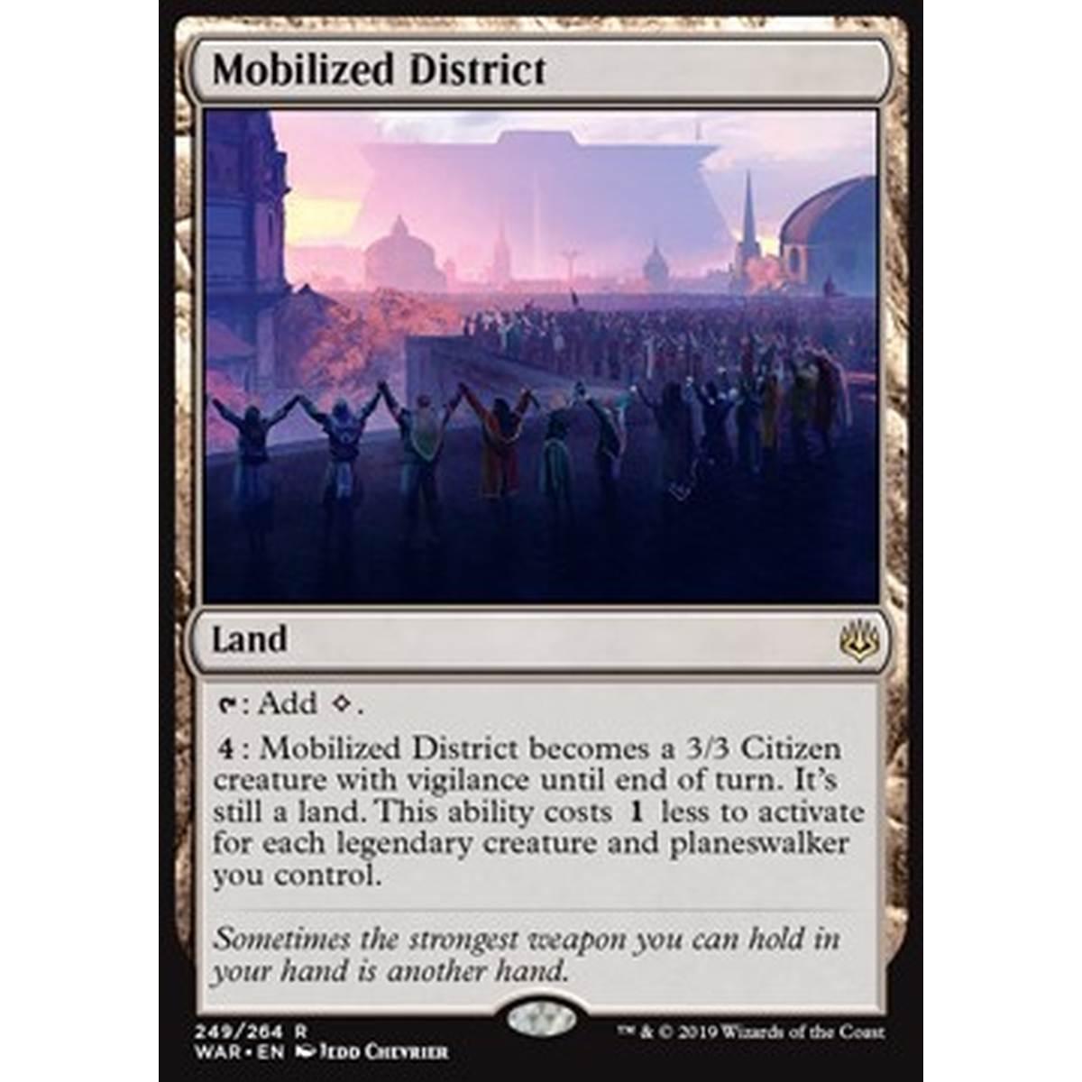 Mobilized District - Distretto Mobilitato - [WAR] [NM] [Foil]