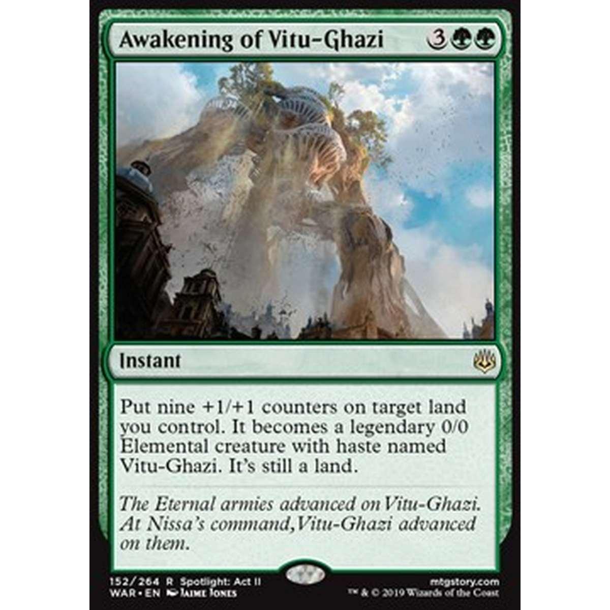 Awakening of Vitu-Ghazi - Risveglio di Vitu-Ghazi - [WAR] [NM] [Foil]