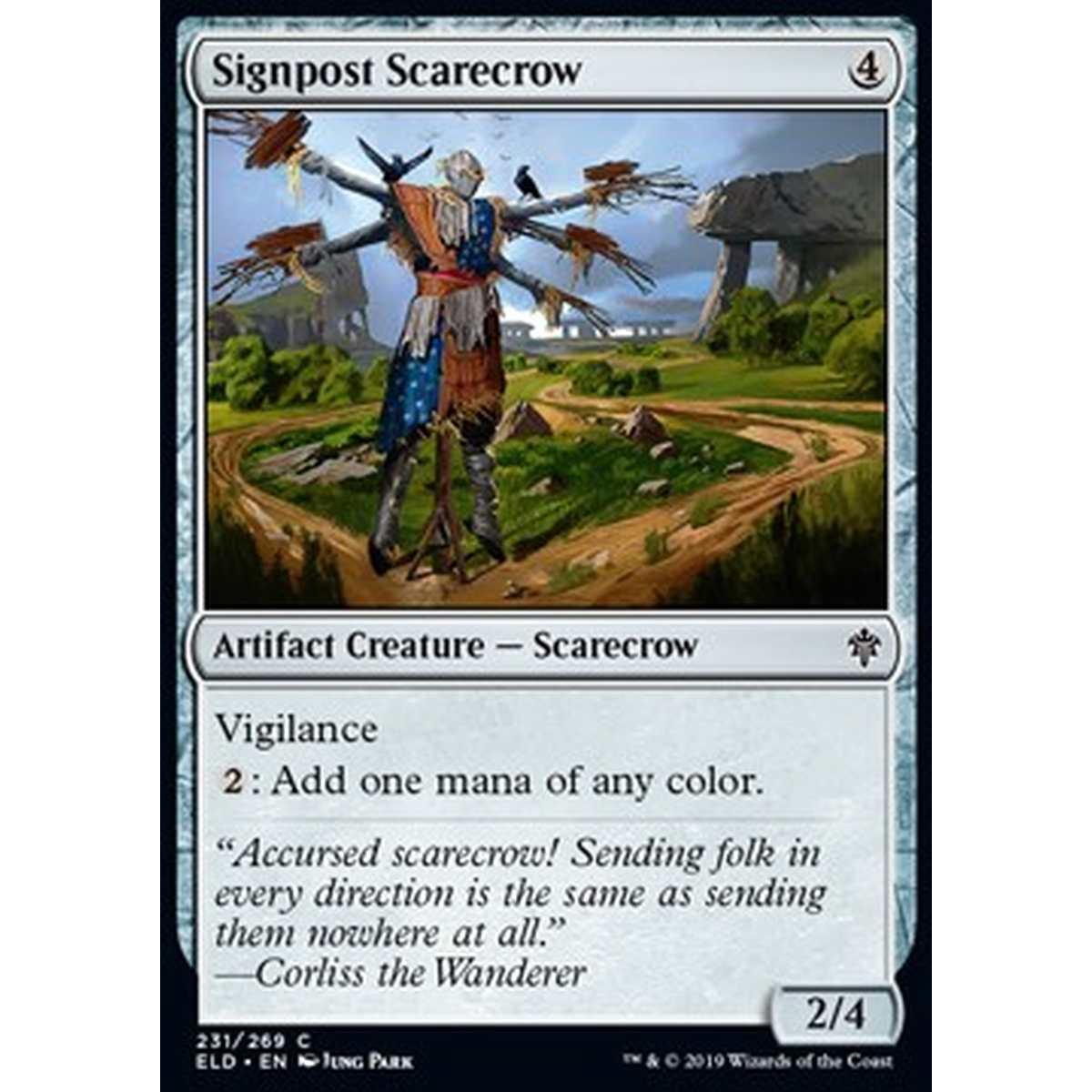 Signpost Scarecrow - Spaventapasseri dei Segnali - [ELD] [NM]
