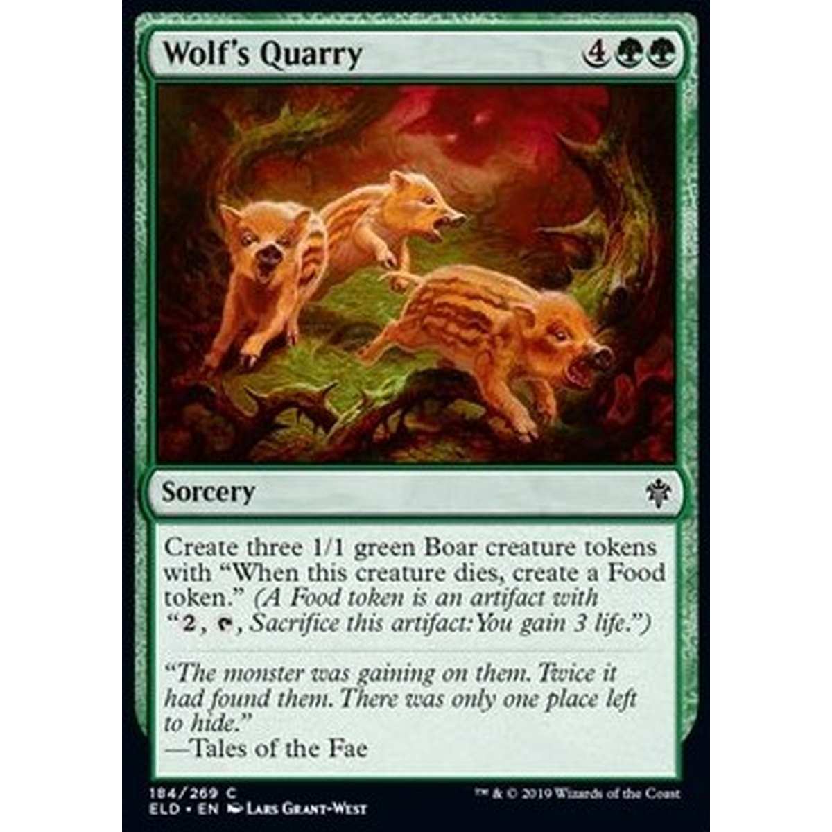 Wolf's Quarry - Prede del Lupo - [ELD] [NM]