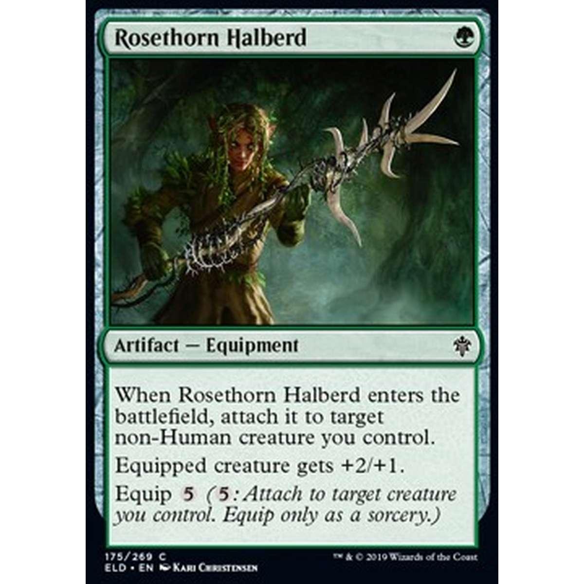 Rosethorn Halberd - Alabarda di Rosaspino - [ELD] [NM]