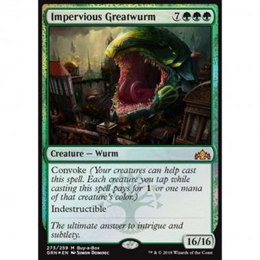 Impervious Greatwurm - Wurm Maggiore Inattaccabile - [BABP] [NM] [Foil]