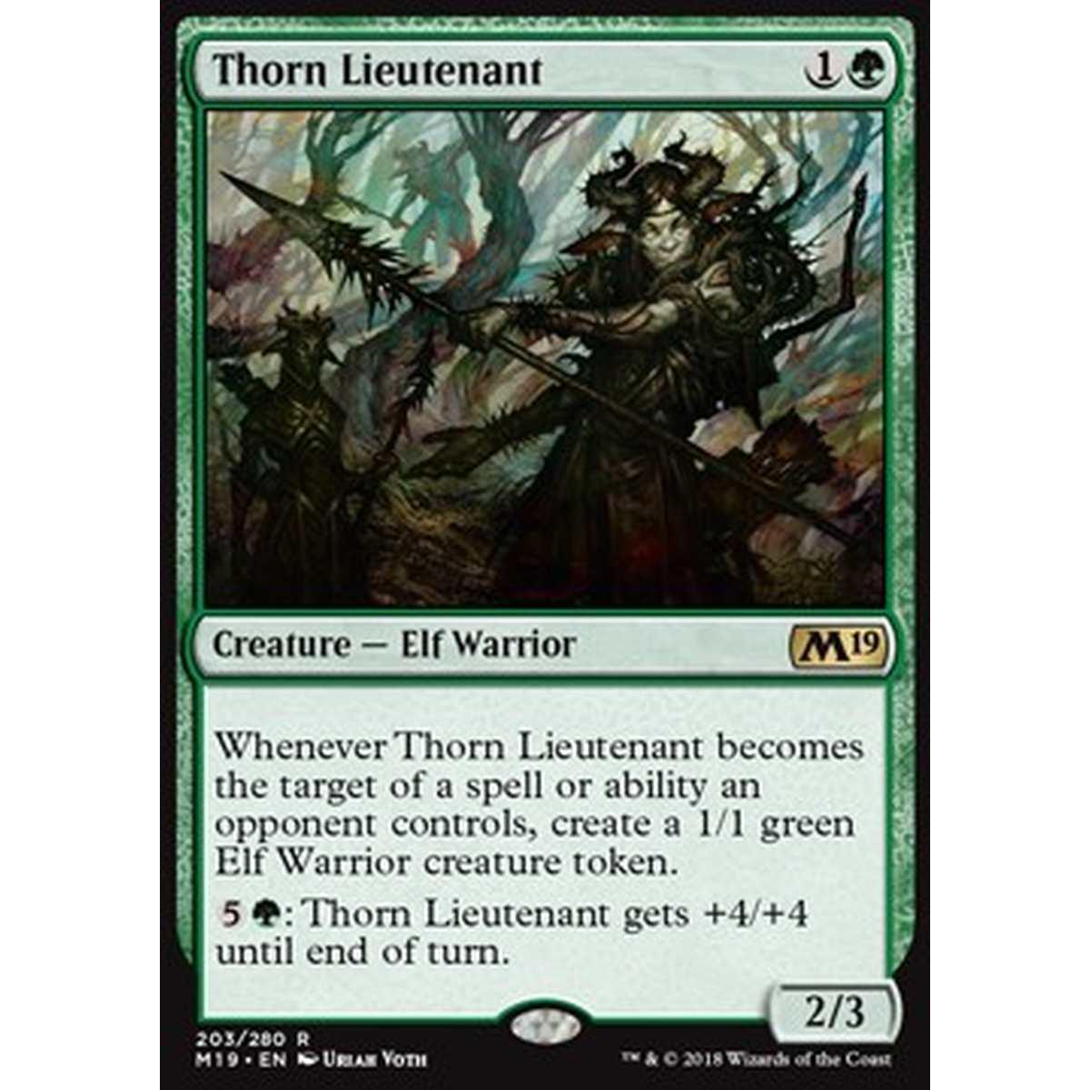 Thorn Lieutenant - Tenente dei Rovi - [M19] [NM] [Foil]