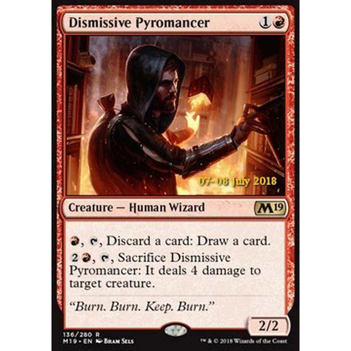 Dismissive Pyromancer - Piromante Presuntuoso - [PM19] [NM] [Foil]