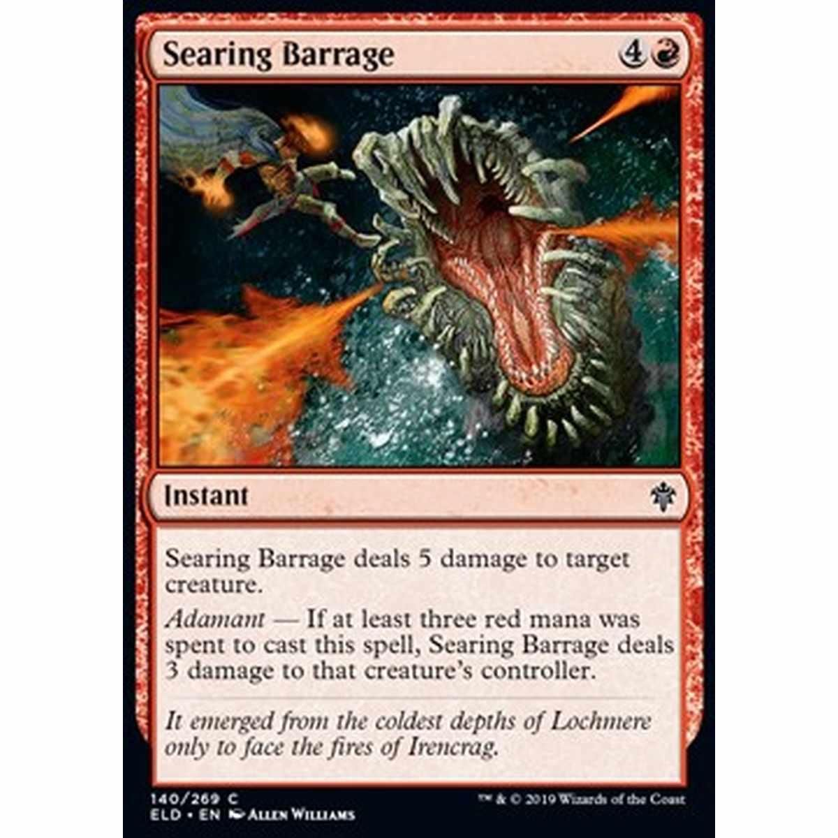 Searing Barrage - Colpi Arroventati - [ELD] [NM]