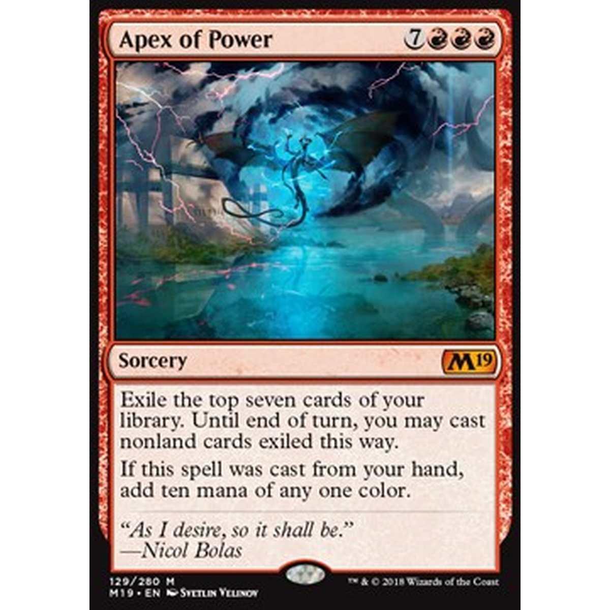 Apex of Power - Apice del Potere - [M19] [NM]