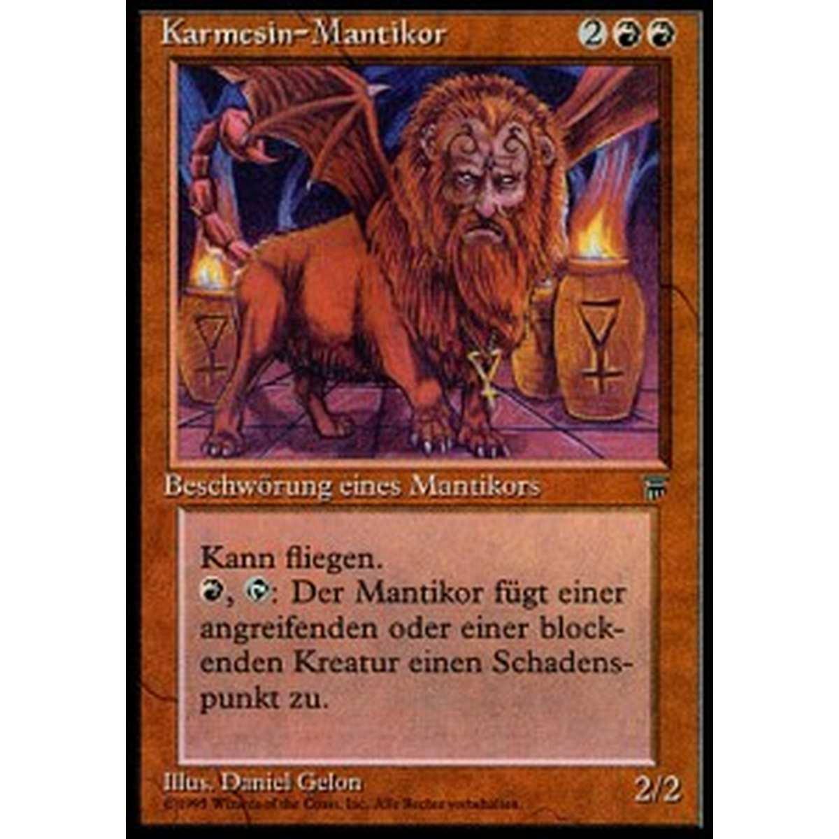 Crimson Manticore - Manticore pourpre - [RE] [GD]