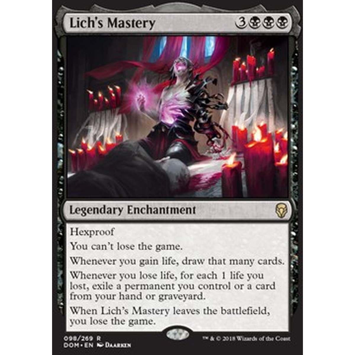 Lich's Mastery - Maestria del Lich - [DOM] [NM] [Foil]