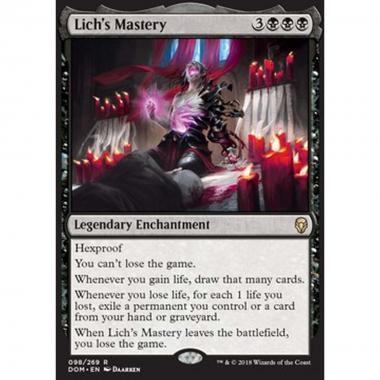 Lich's Mastery - Maestria del Lich - [DOM] [NM] [Foil]