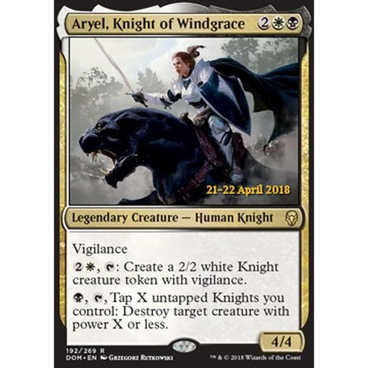 Aryel, Knight of Windgrace - Aryel, Cavaliera di Windgrace - [PDOM] [NM] [Foil]