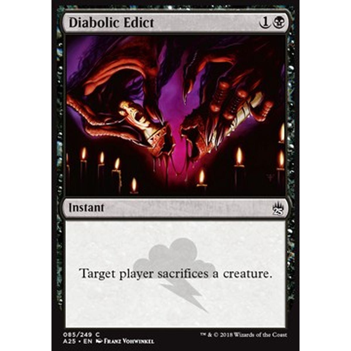 Diabolic Edict - Diabolic Edict - [A25] [NM] [Foil]