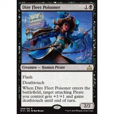 Dire Fleet Poisoner - Avvelenatrice della Flotta Funesta - [RIX] [NM] [Foil]